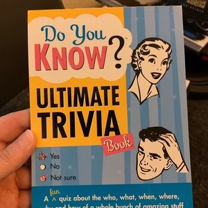 Fun quiz book. Never used.
